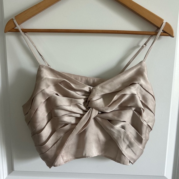 Express Beige Tank Top - Picture 1 of 4